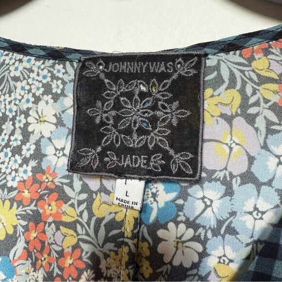 Johnny Was Divina Floral Print Tunic Dress in Multi  L NWOT - Picture 8 of 15